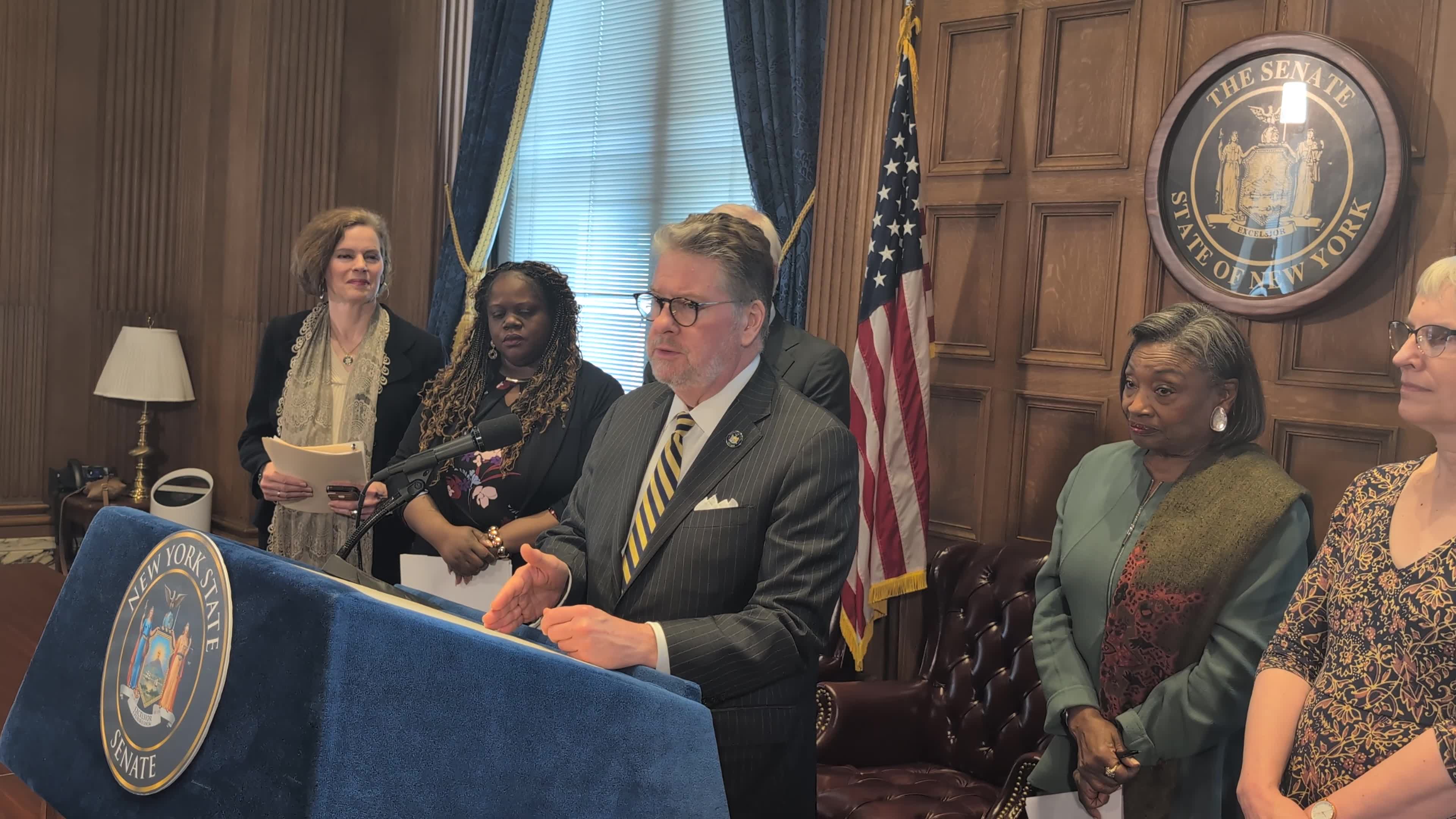 Harckham talks ASAP Act at NYS Capitol April 21, 2026 – PIX11