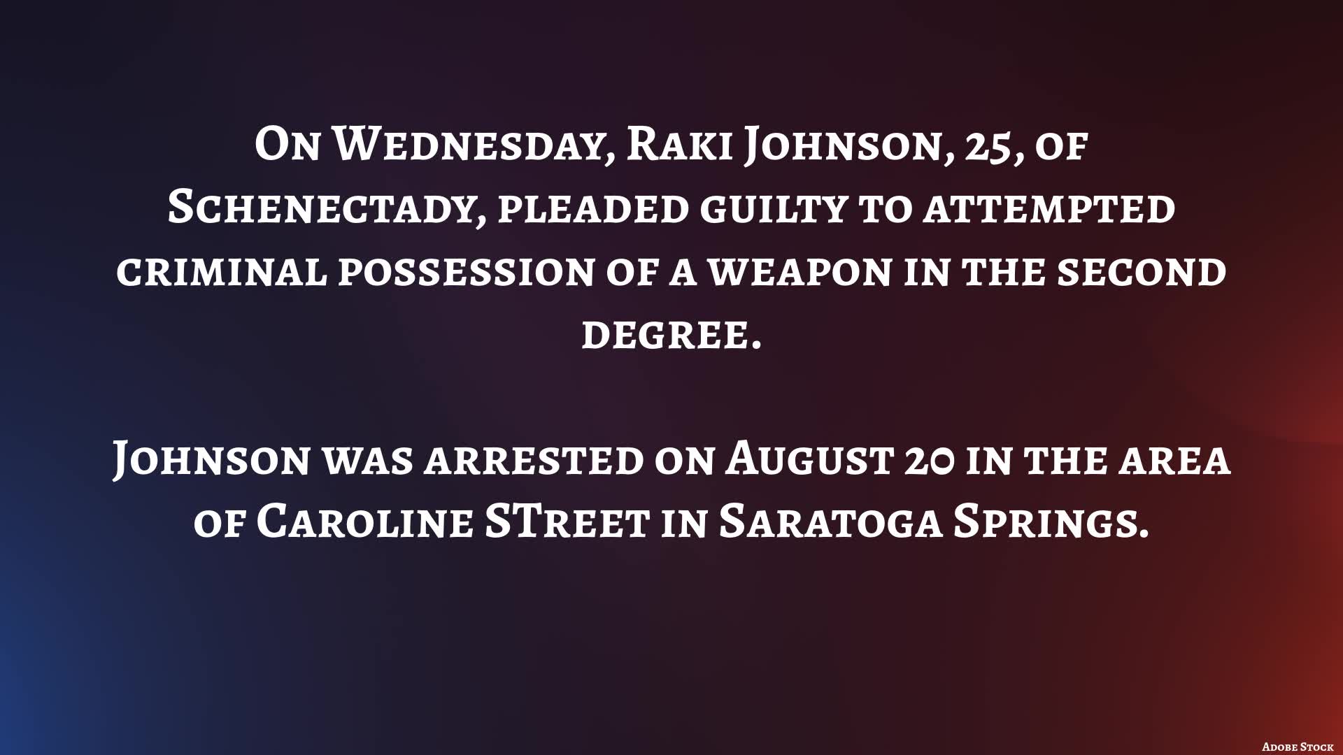 Schenectady man pleads guilty to felony gun charge – NEWS10 ABC
