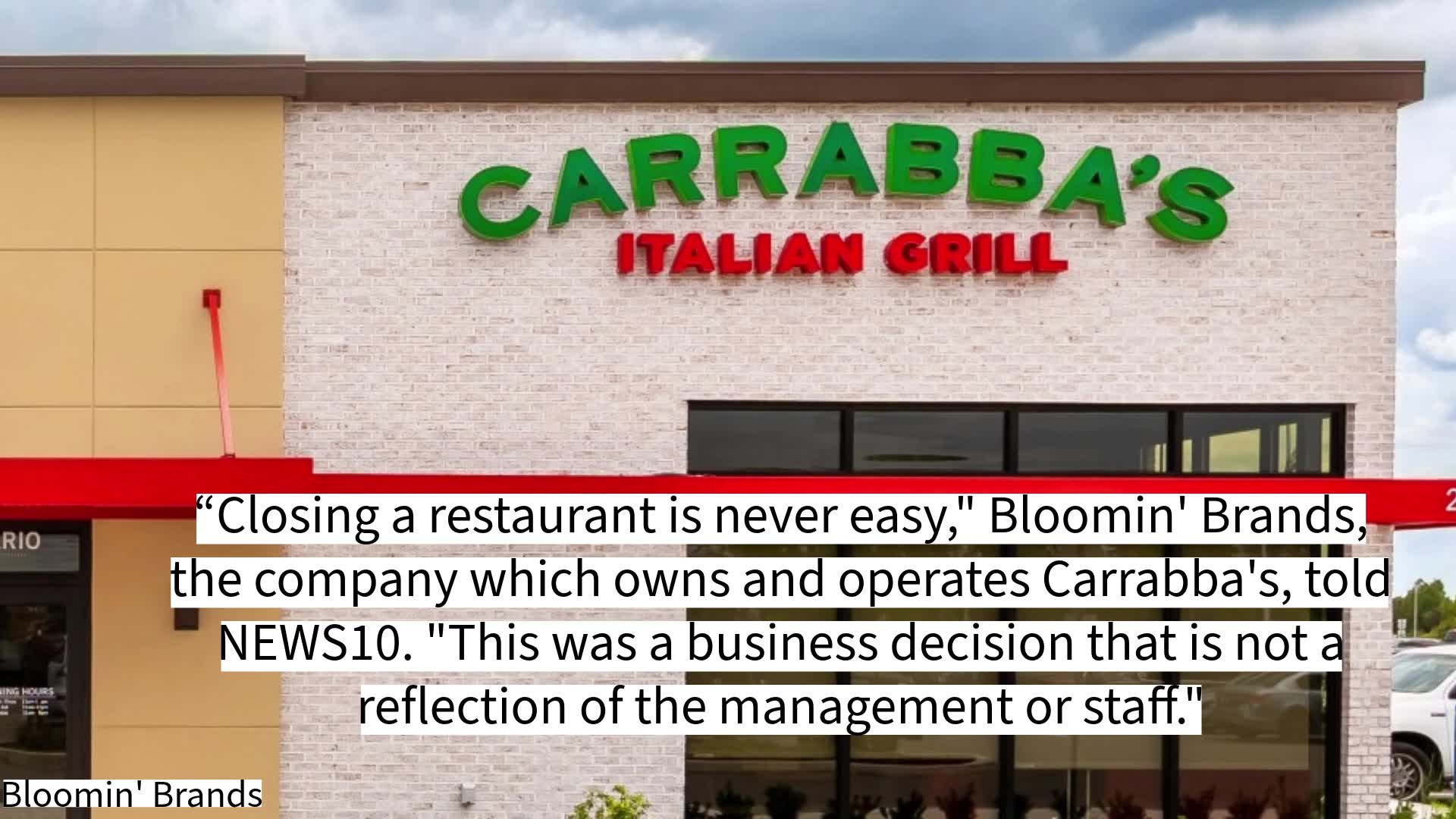 Carrabba’s Italian Grill in Latham permanently closes – NEWS10 ABC