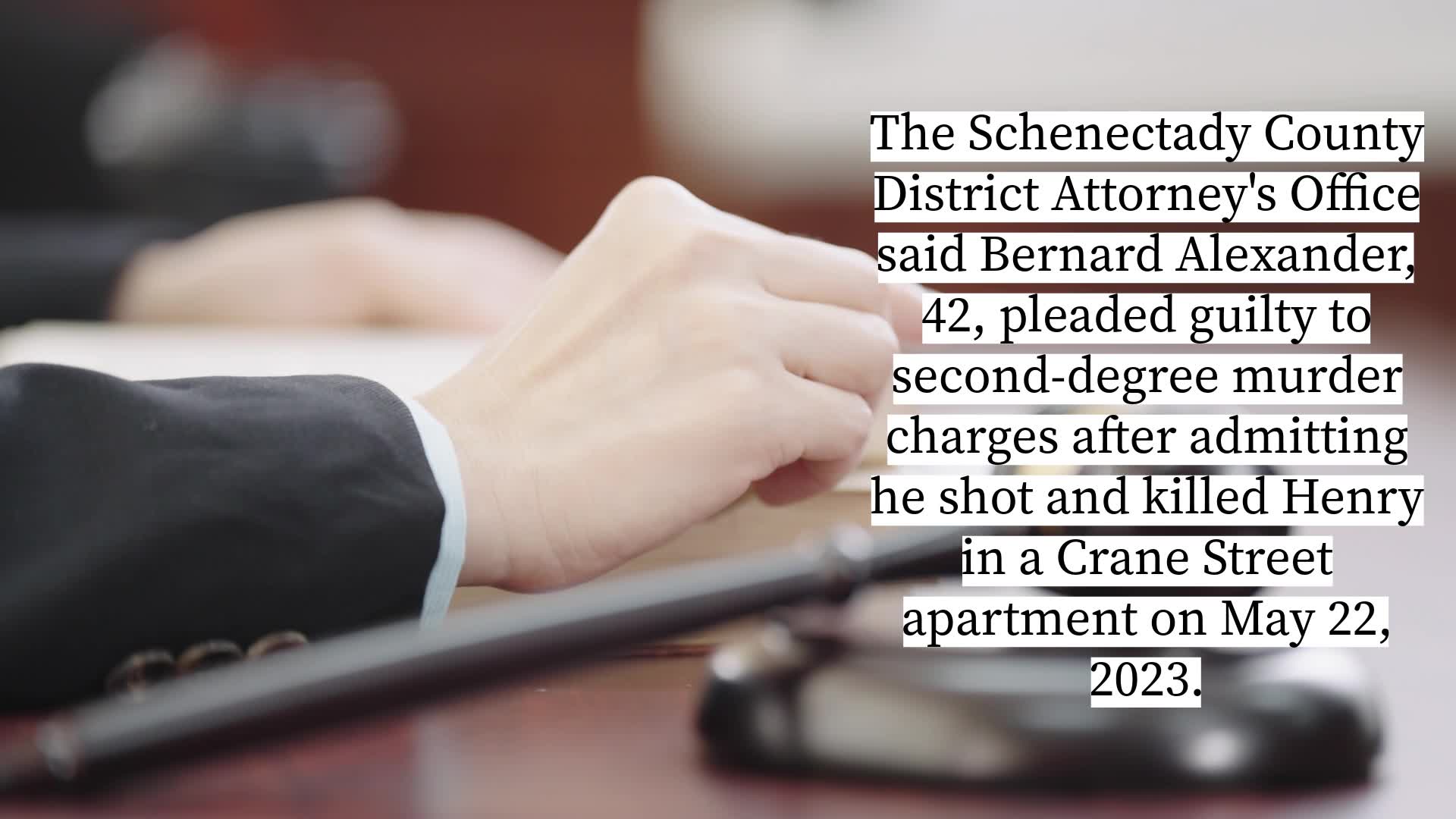 Schenectady man pleads guilty to 2023 murder charges – NEWS10 ABC