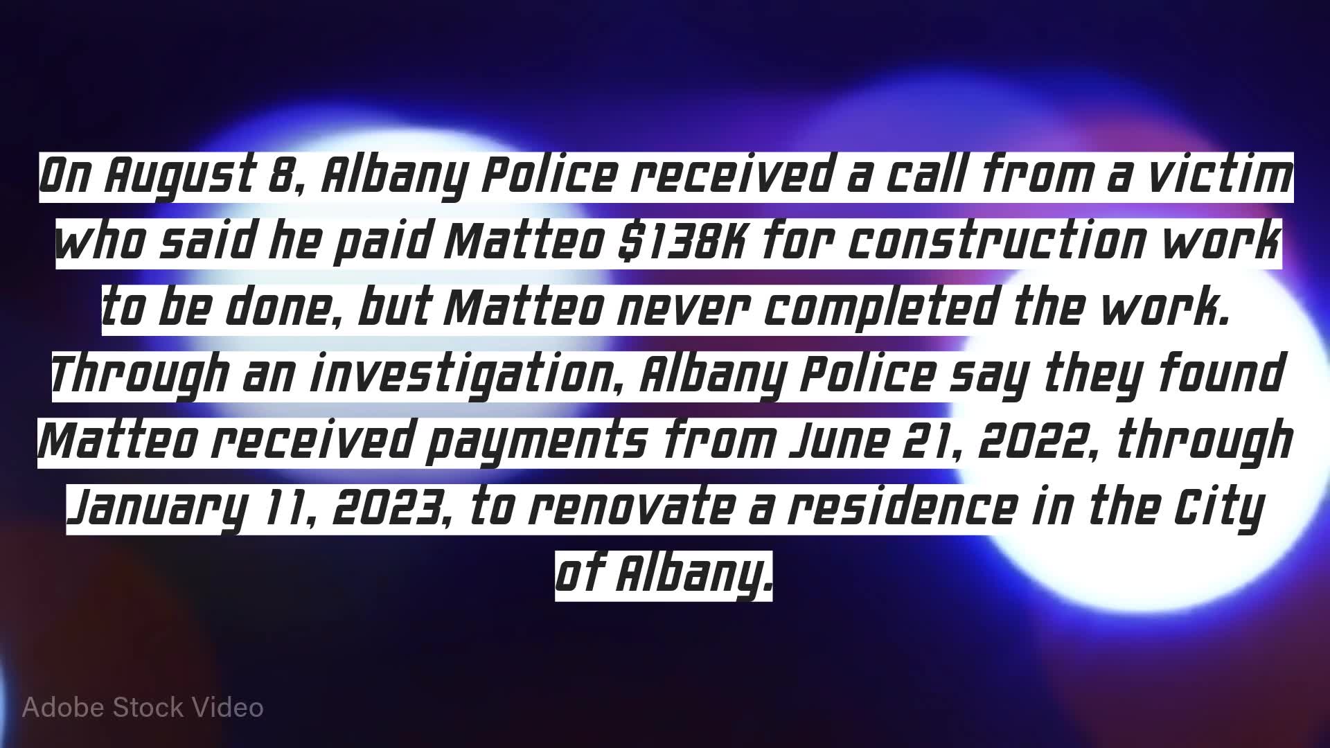 Albany man arrested in grand larceny investigation – NEWS10 ABC