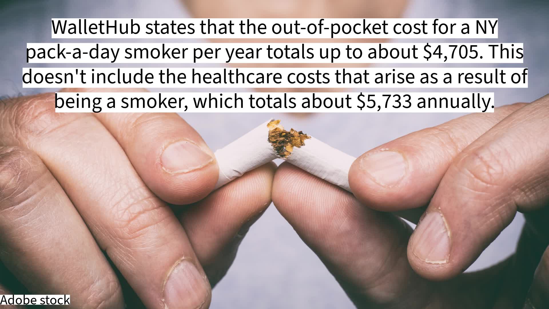 Report: Cigarettes cost the most in New York