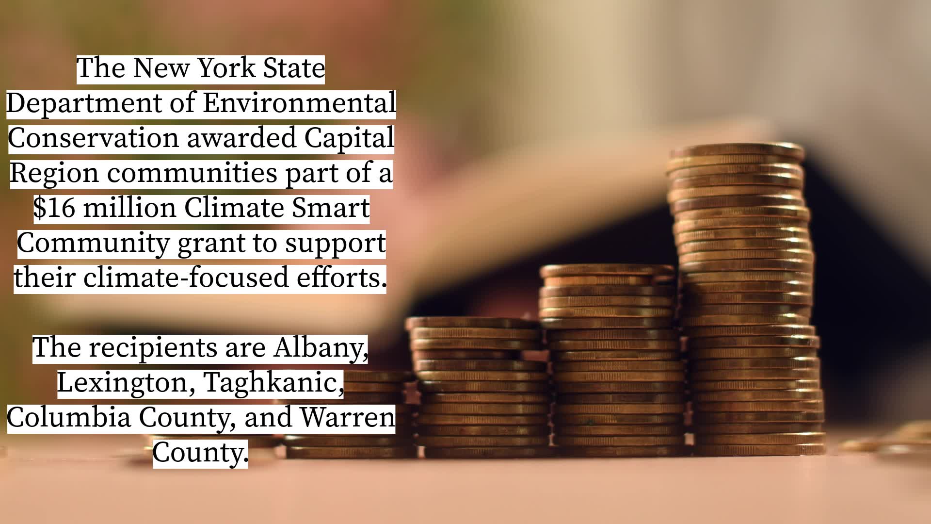 Capital Region communities awarded Climate Smart grant – NEWS10 ABC