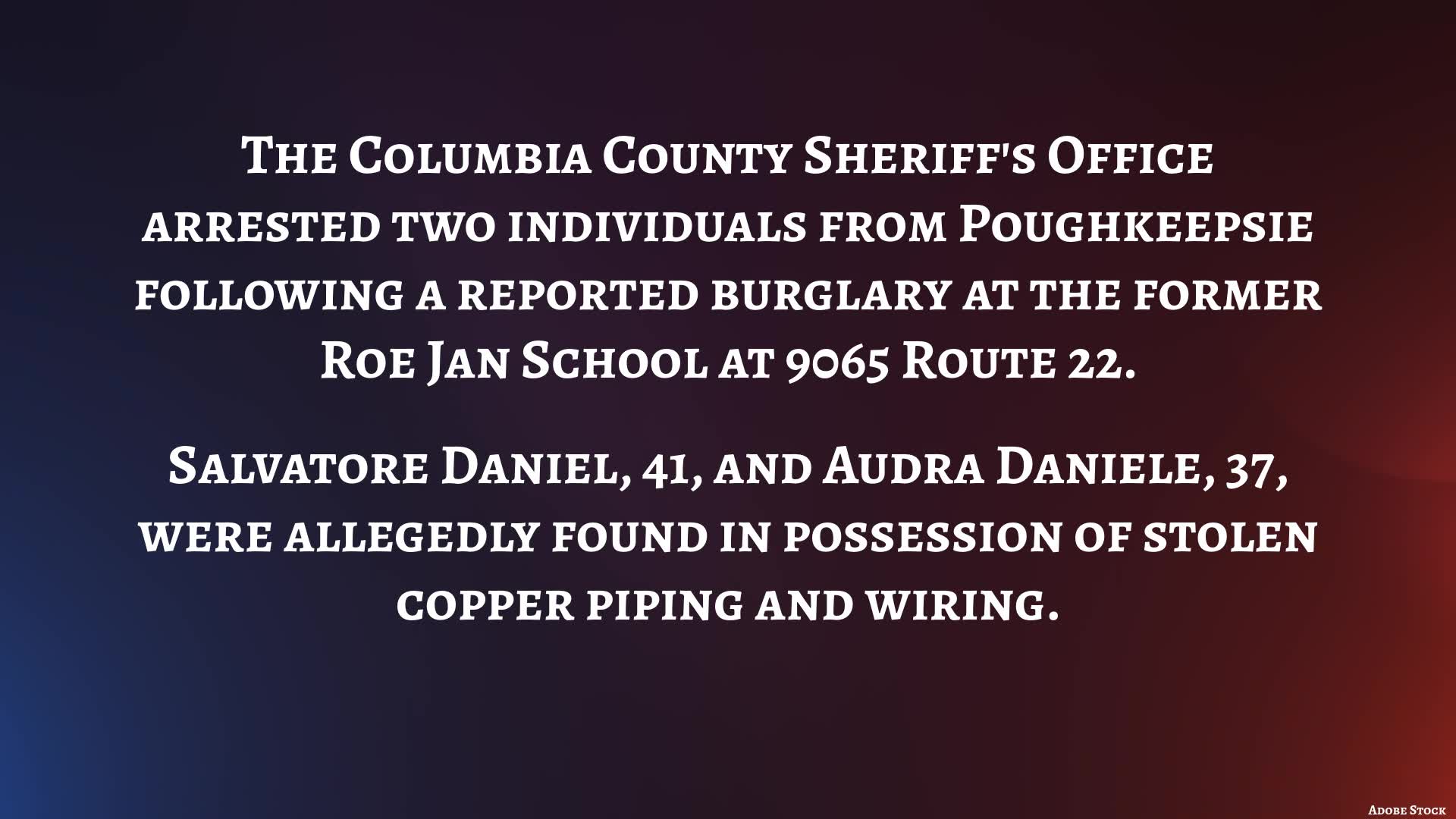 Police arrest suspects for attempted copper theft – NEWS10 ABC