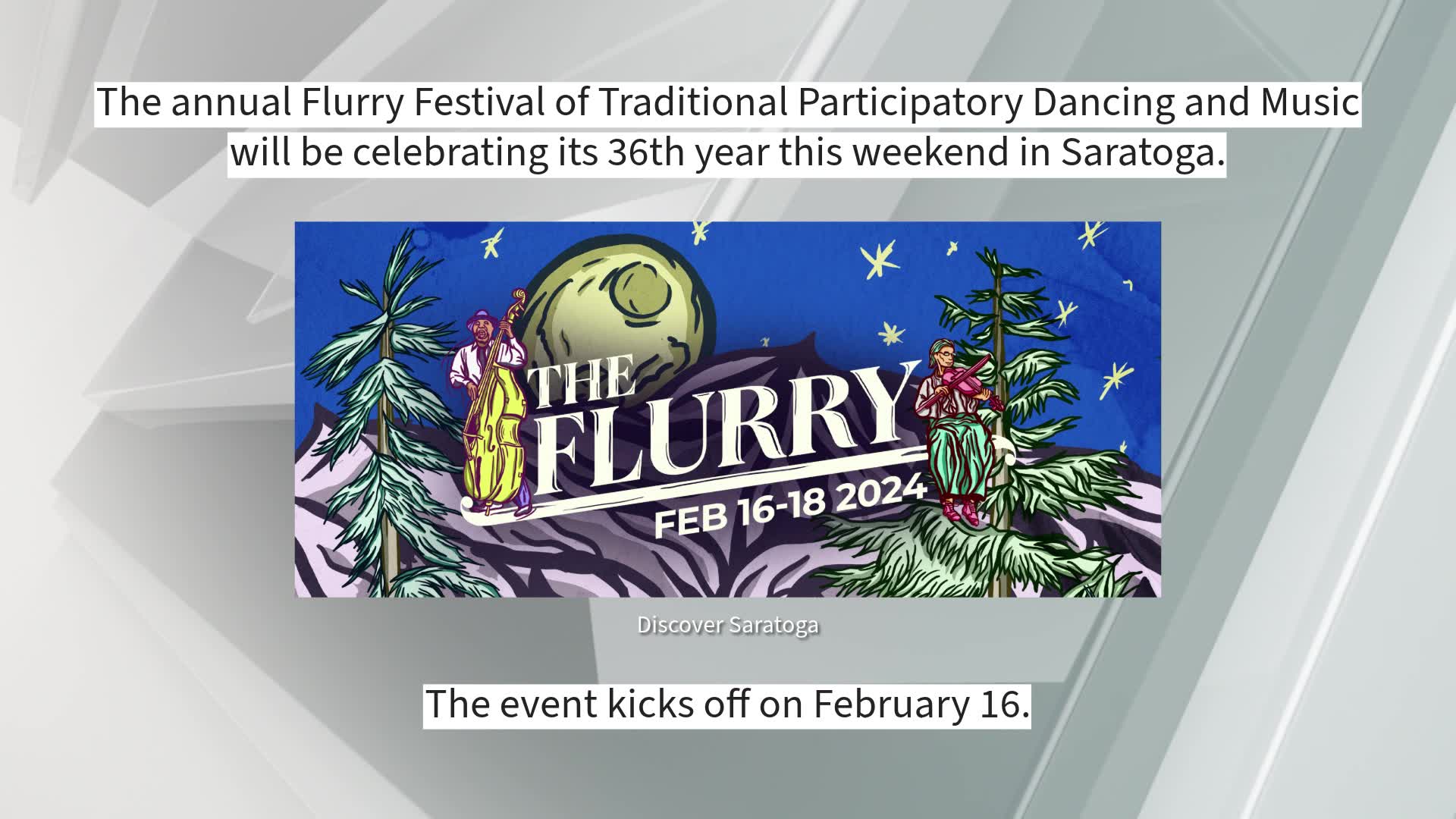 Saratoga Springs hosting 36th annual Flurry Festival NEWS10 ABC