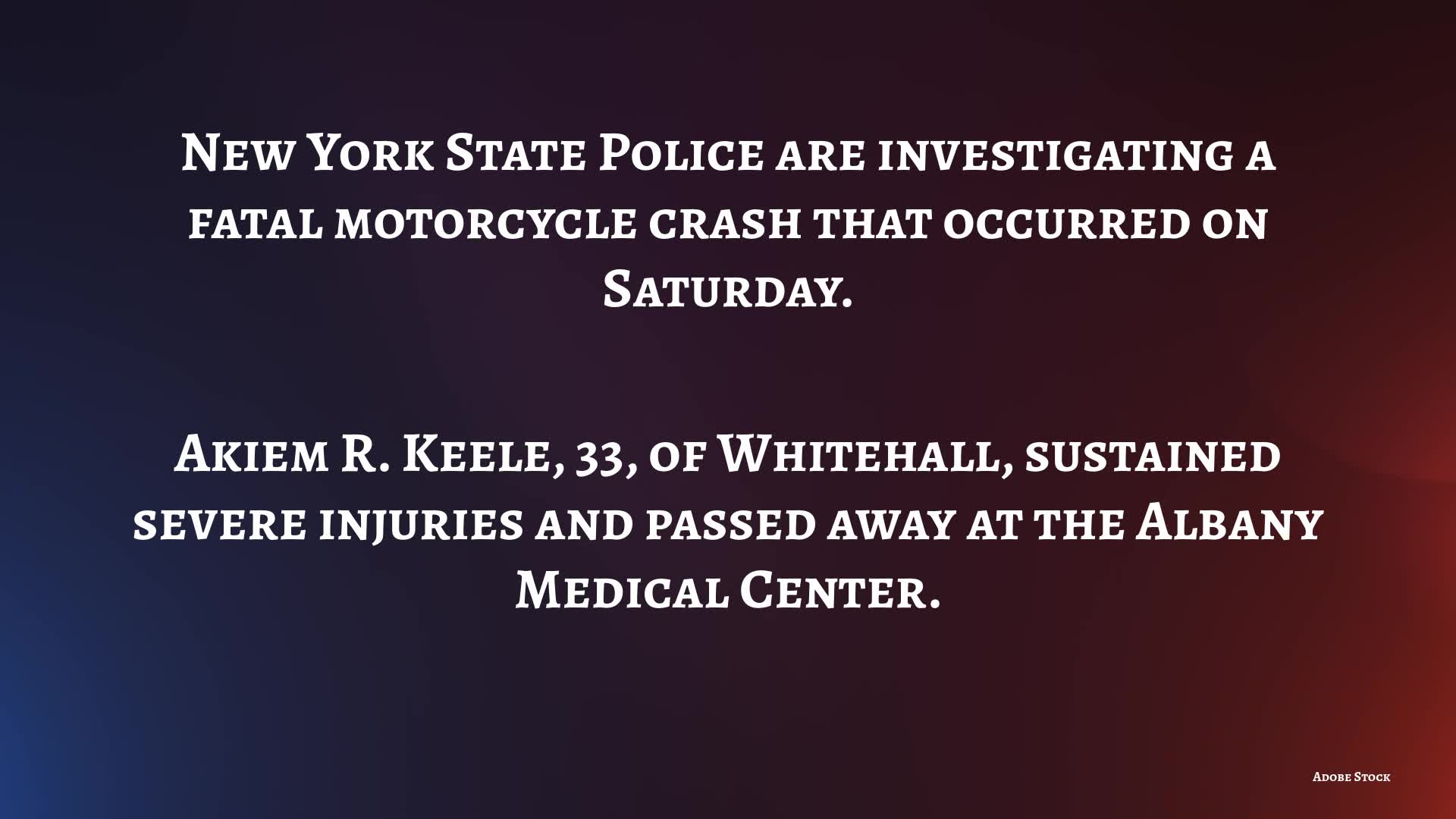 State Police investigate fatal Colonie motorcycle crash – NEWS10 ABC