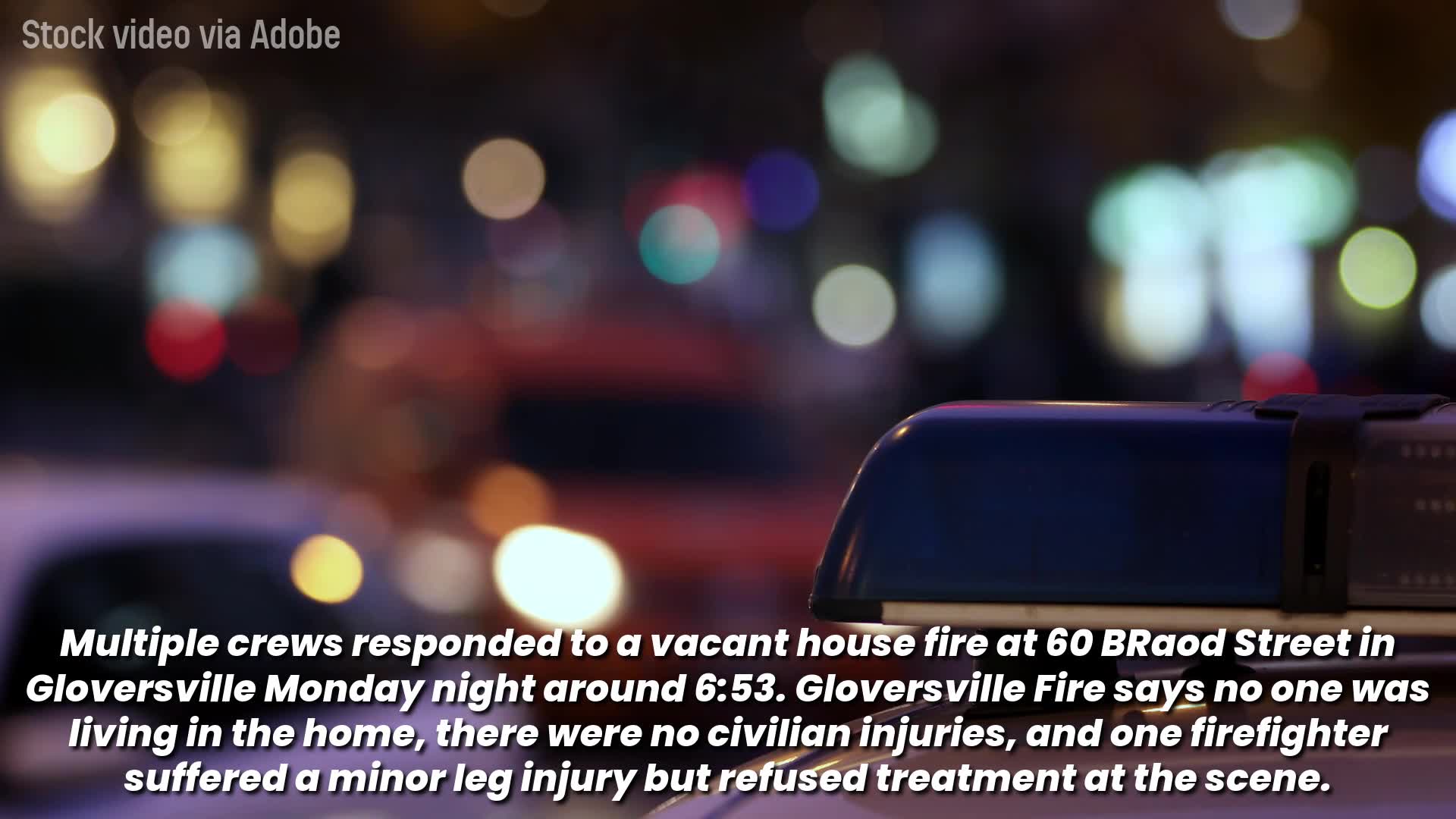 Crews respond to vacant house fire in Gloversville NEWS10 ABC