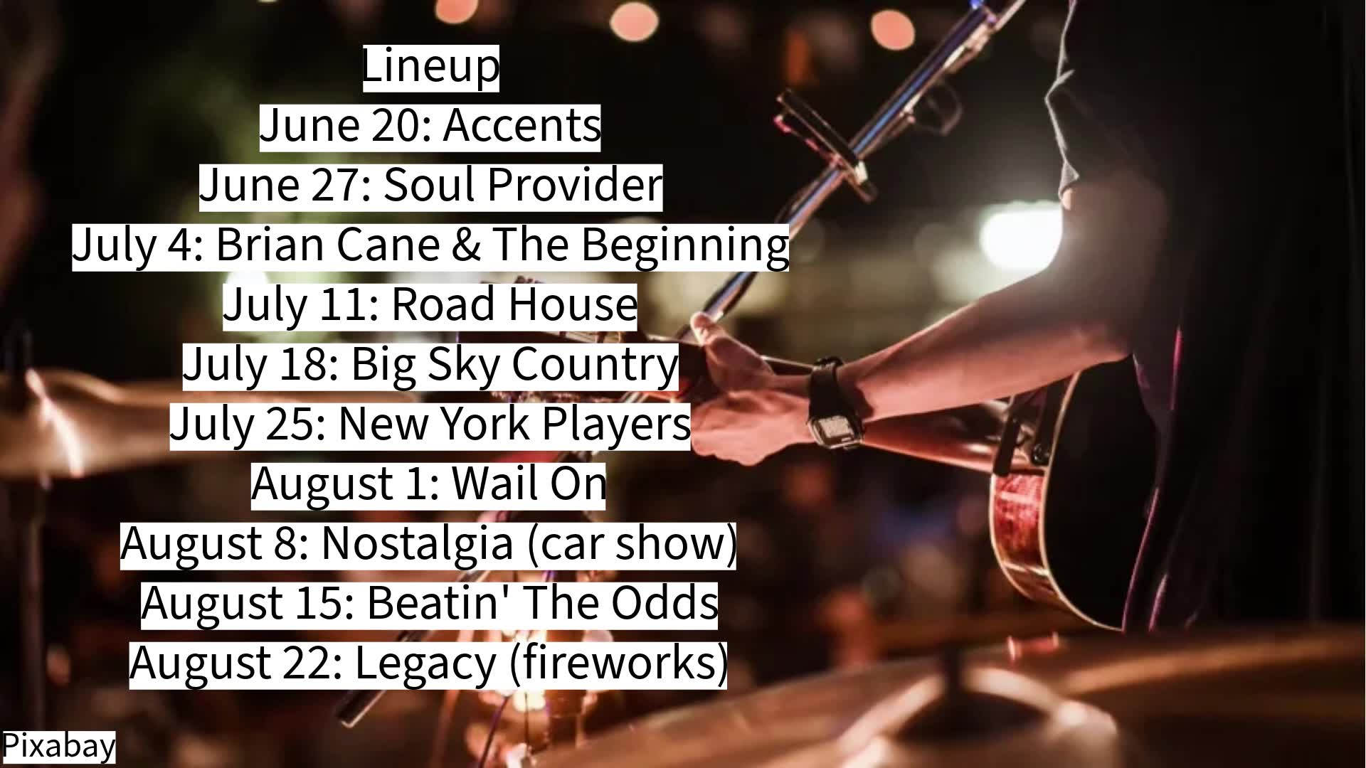 Lineup for Schaghticoke’s summer concert series NEWS10 ABC