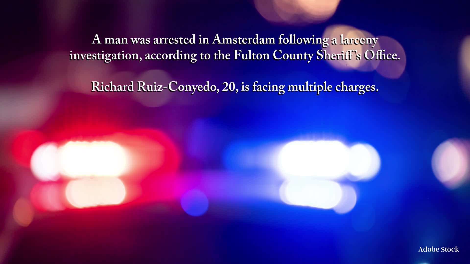 Man arrested in Amsterdam on forgery, larceny charges – NEWS10 ABC