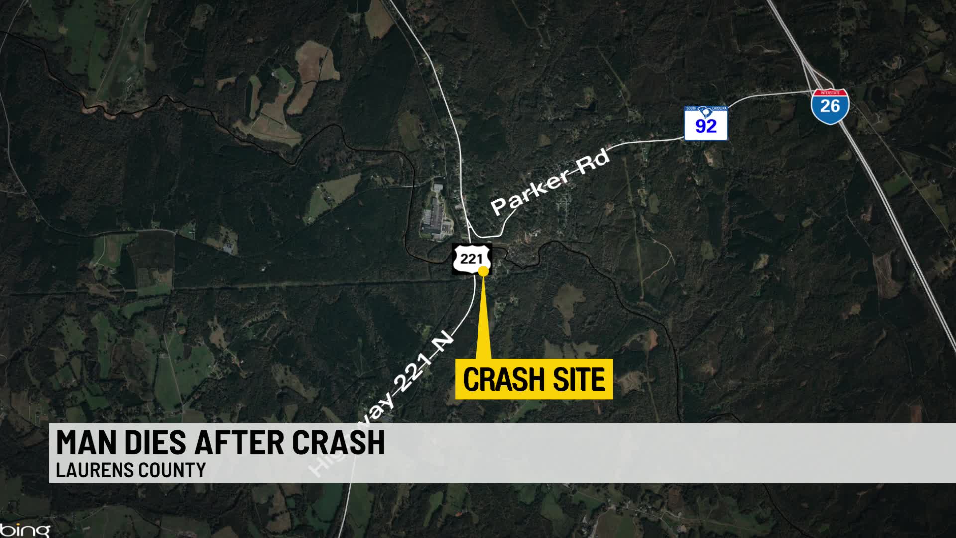 Man dead following Laurens Co. crash – WSPA 7NEWS