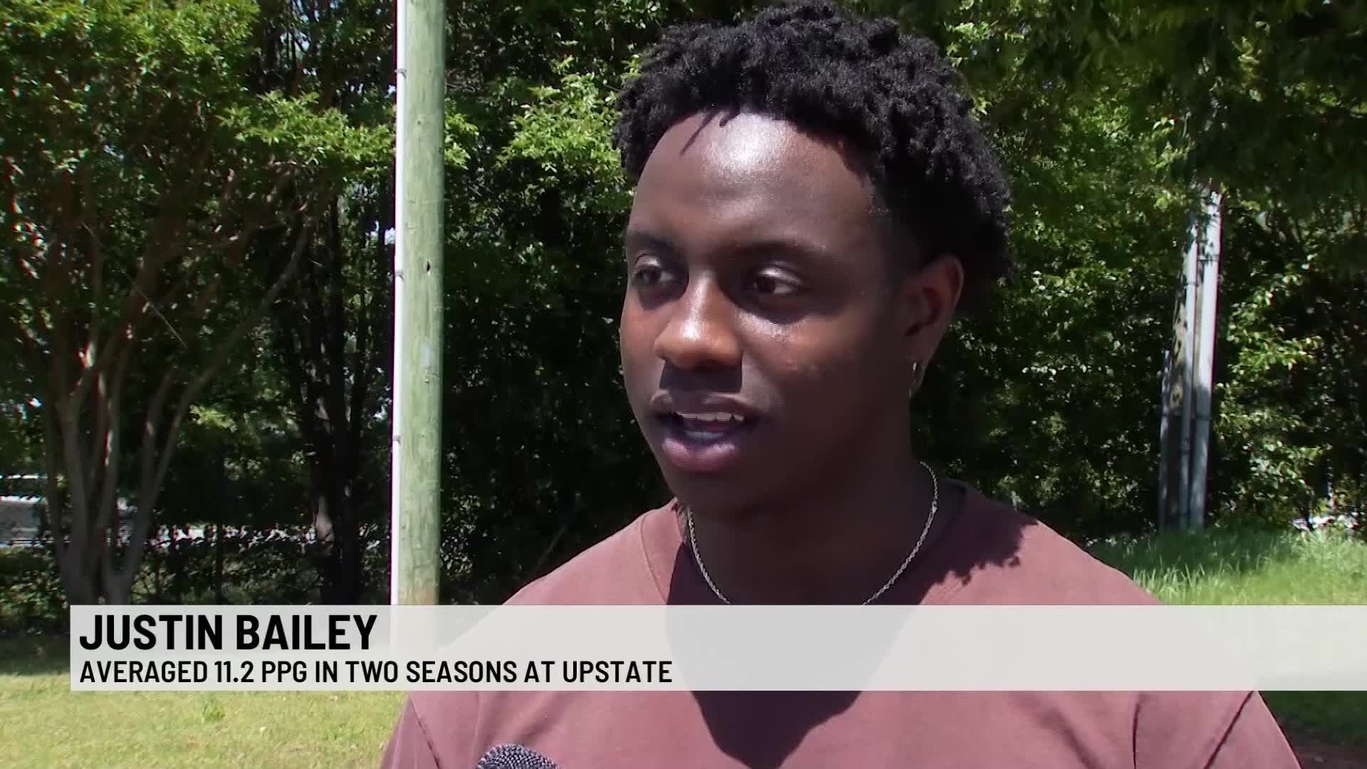 Justin Bailey Tells 7 News Sports Why Transferring From USC Upstate To ...