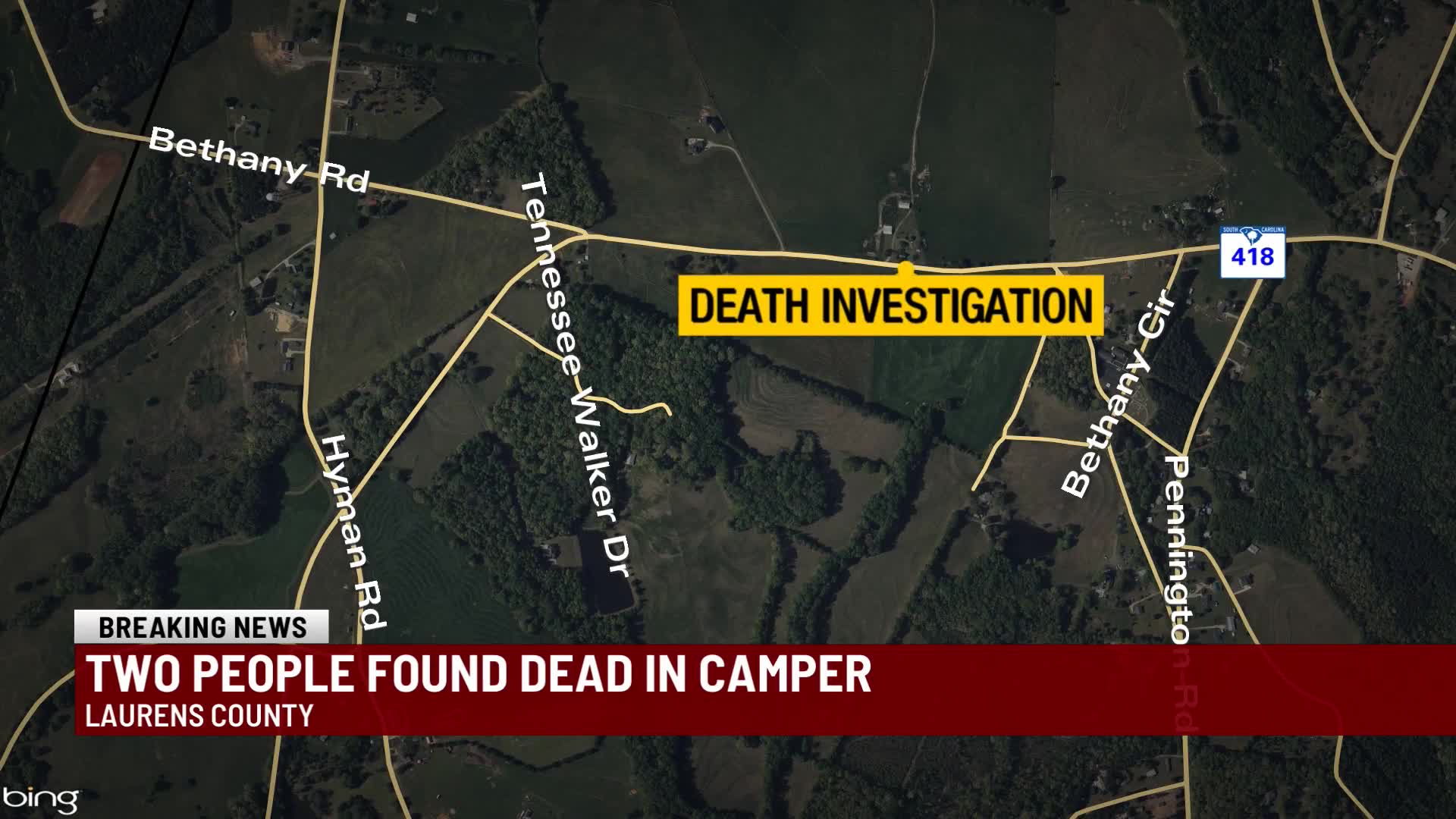 Two people found dead in camper in Laurens County WSPA 7NEWS