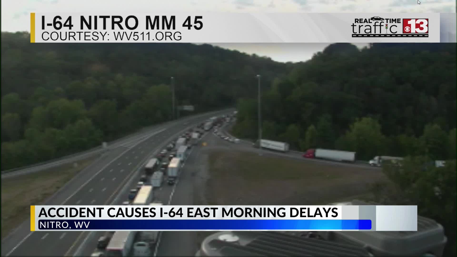 I-64 reopened after crash near Nitro – WOWK 13 News