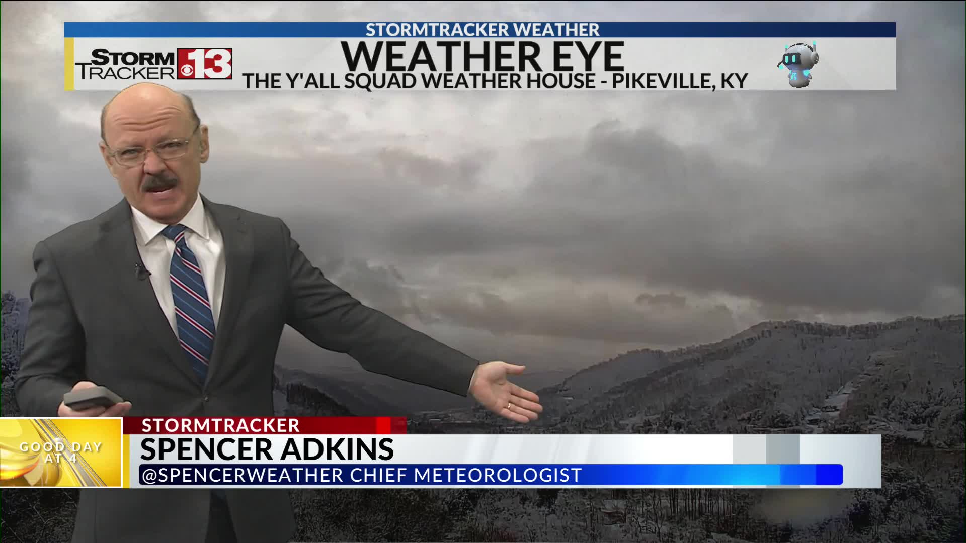 Update on snow and roads Monday December 8, 2025 – WOWK 13 News