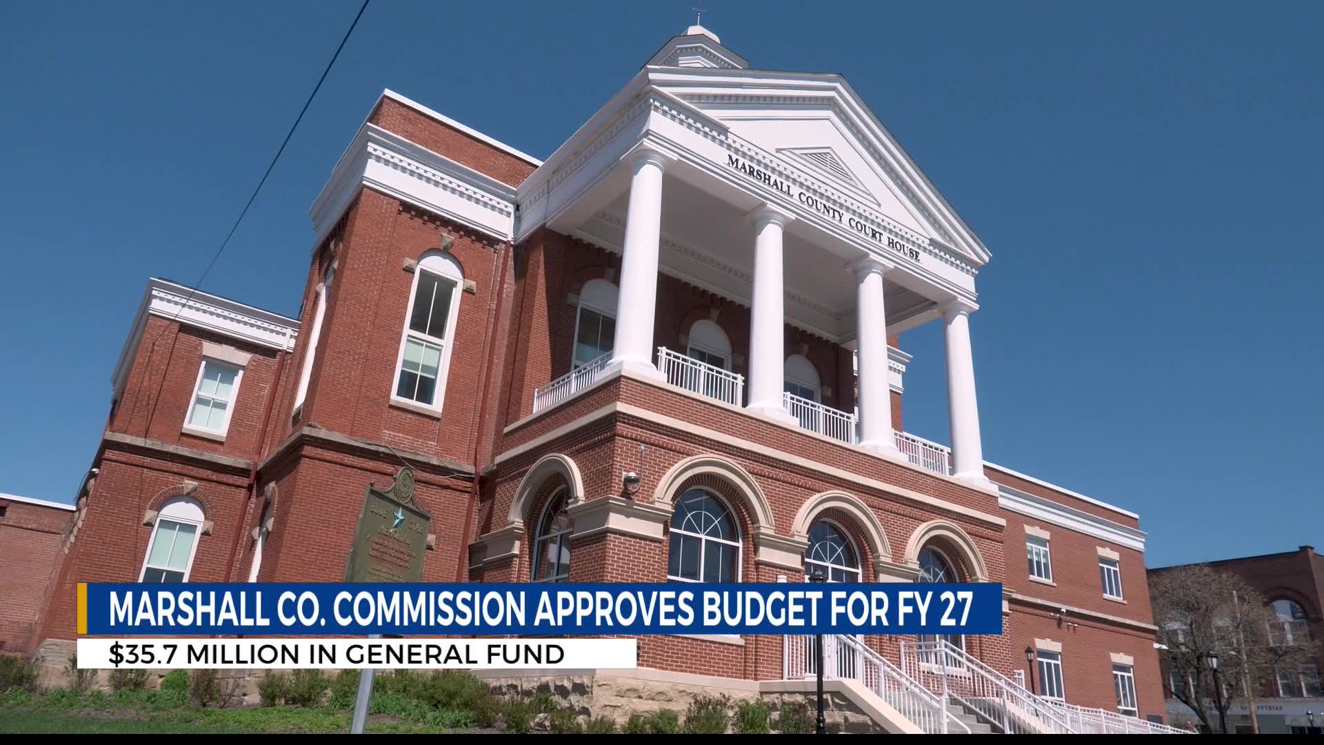 Marshall County Commission approves $35.7 million budget for upcoming ...