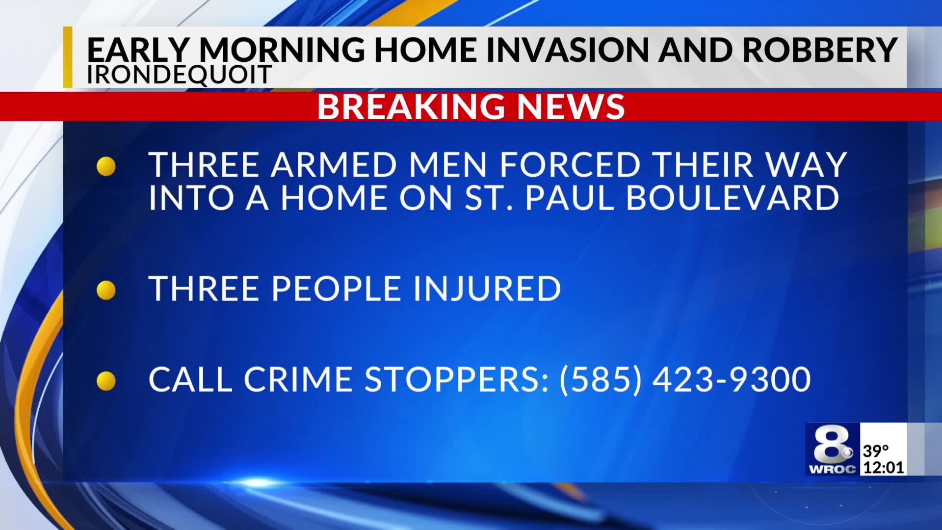 Irondequoit PD searching for suspects in armed home invasion and ...