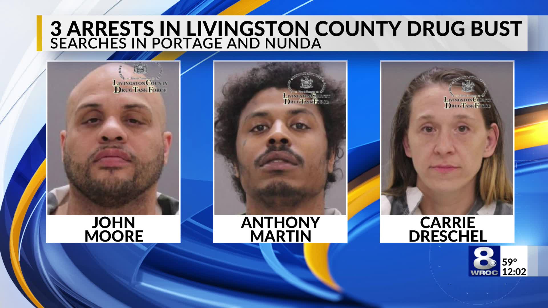 Three people arrested after Livingston County drug bust – RochesterFirst