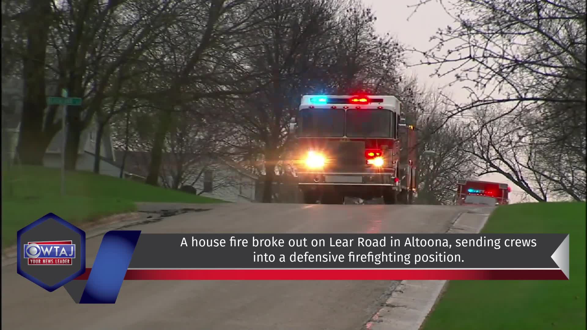 Firefighters respond to intense house fire on Lear Road in Altoona ...
