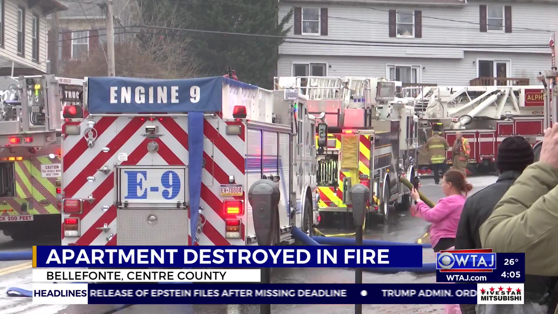 Crews respond to apartment building fire in downtown Bellefonte – WTAJ ...