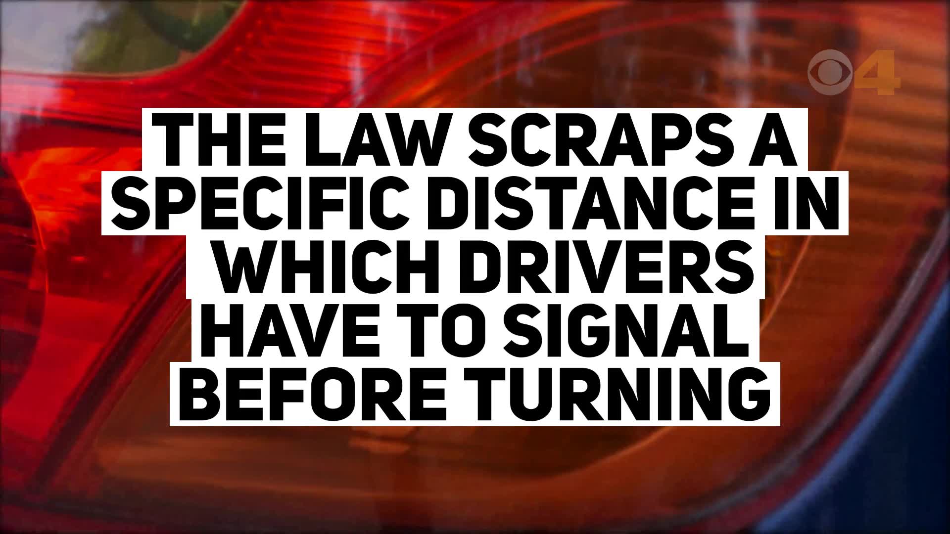 New turn signal law in effect in Indiana WTTV CBS4Indy