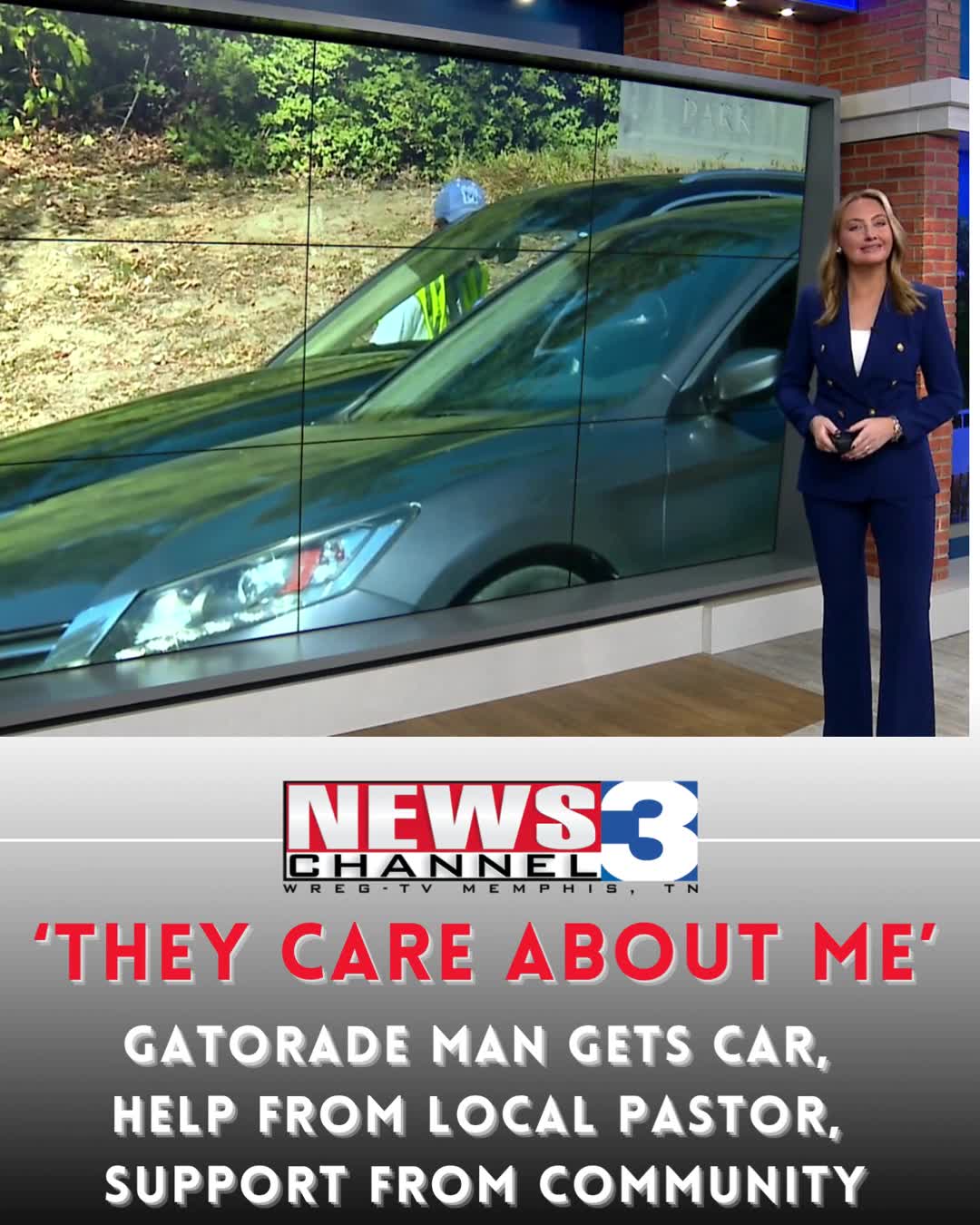 Gatorade Man gets car, business help from local pastor