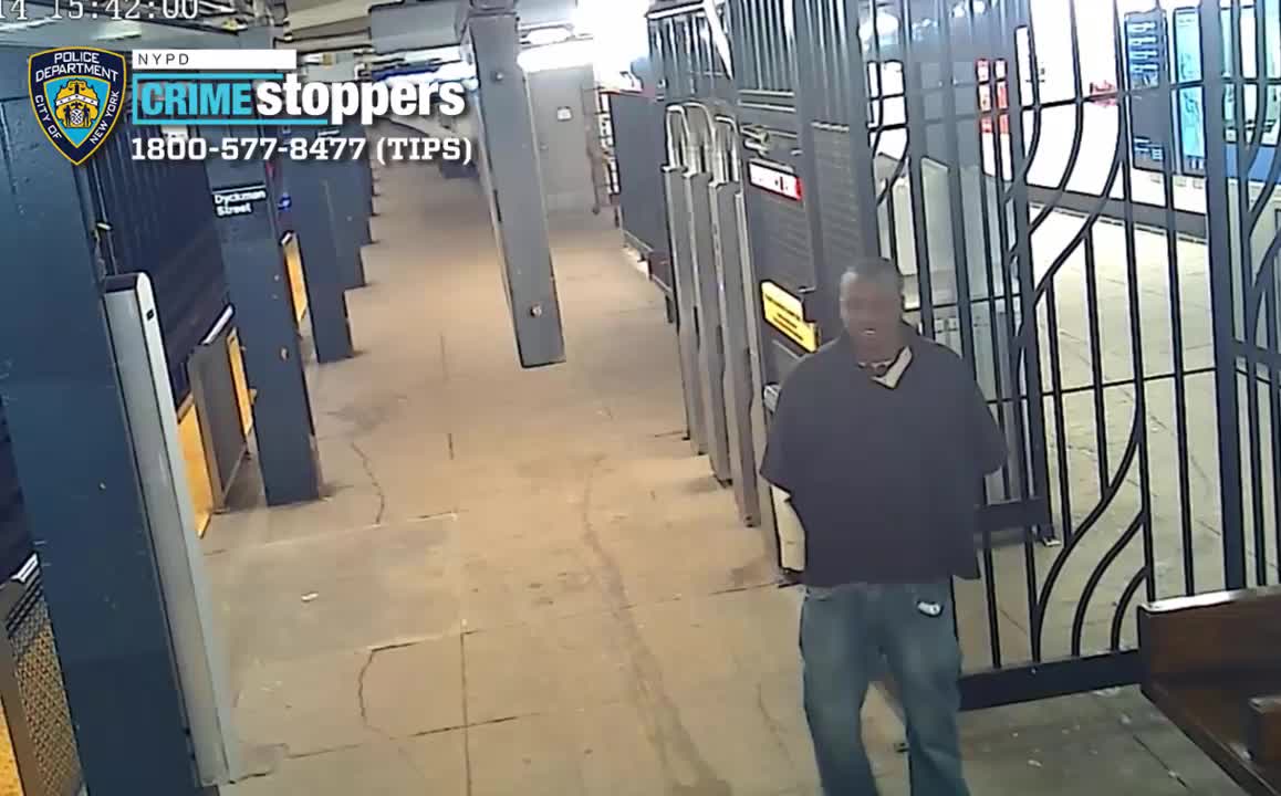 SEE IT: NYPD looking for man accused of pushing victim on subway tracks ...